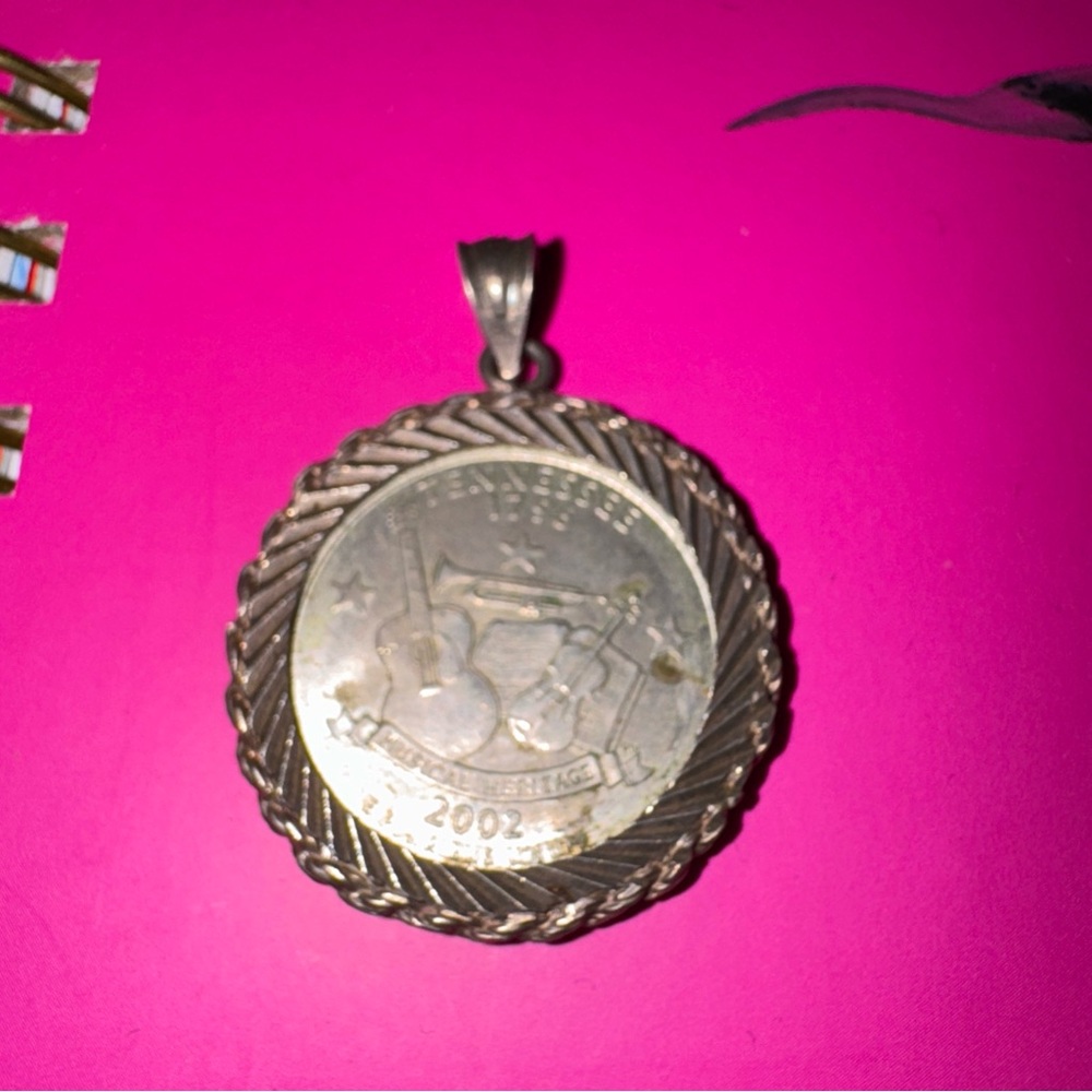 Silver Coin Pendant